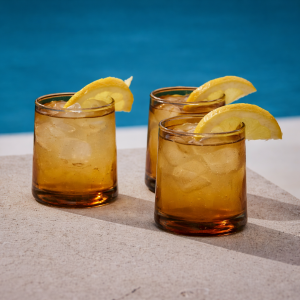 Lot de 6 verres Beldi FAR9 - Marron (25cl)