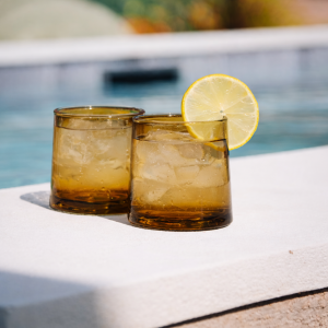 Lot de 6 verres Beldi FAR7 - Marron (20cl)